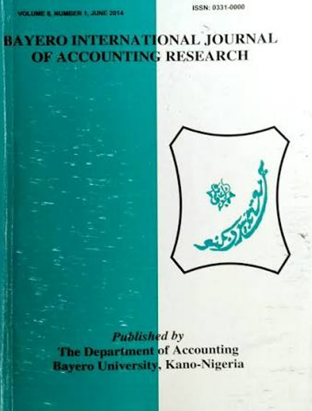 Bayero International Journal of Accounting Research