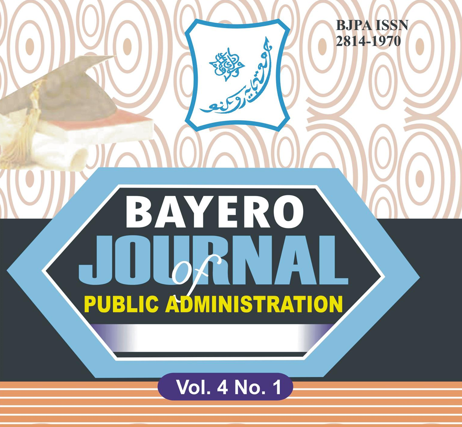 Bayero Journal of Public Administration